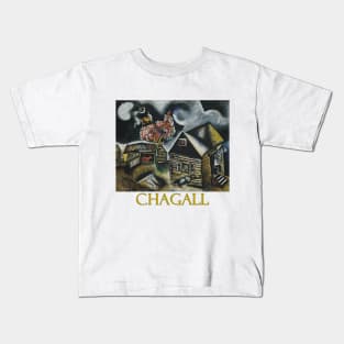 Rain (1911) by Marc Chagall Kids T-Shirt